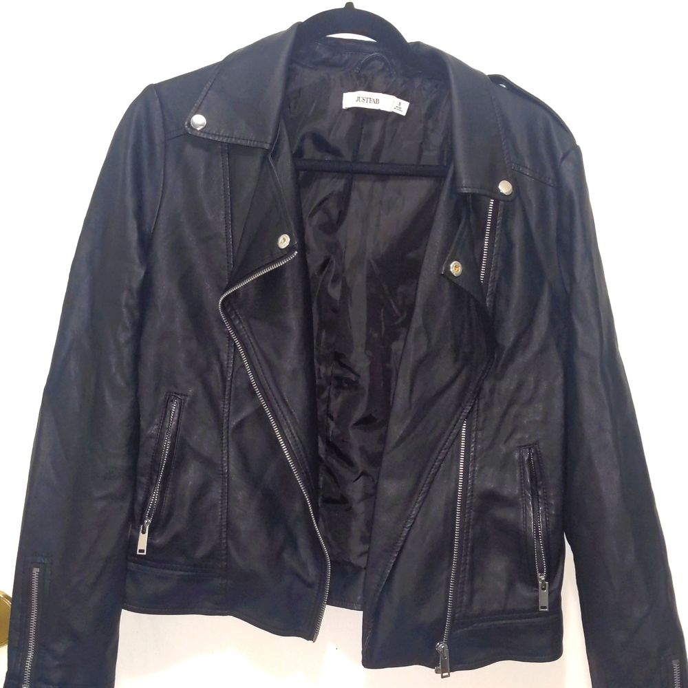 Black pleather jacket